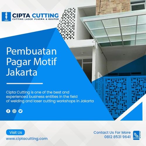 Pembuatan pagar motif jakarta