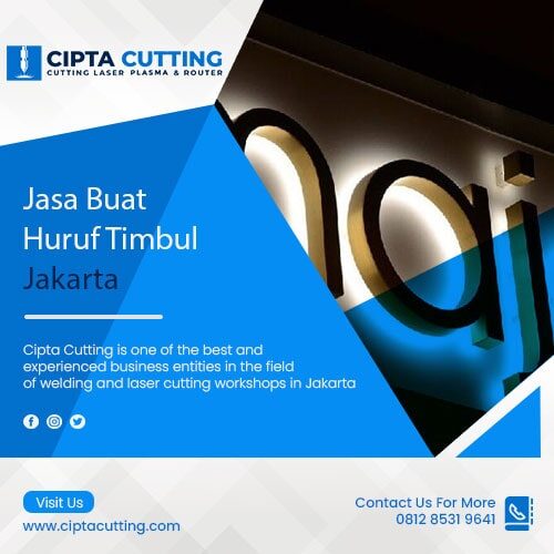Jasa buat huruf timbul jakarta